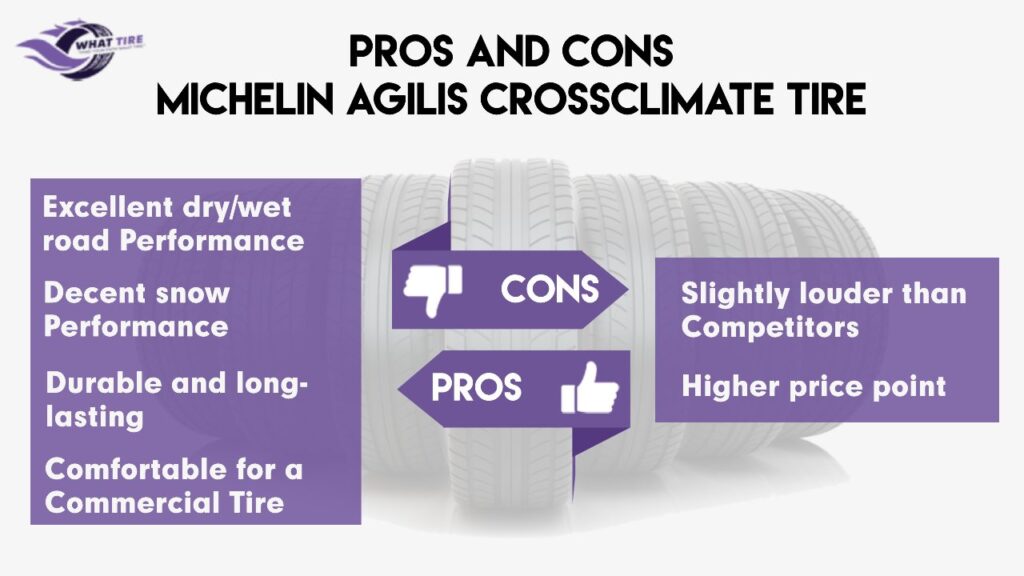 Pros and cons Michelin Agilis CrossClimate Tire